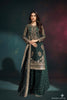 The Festive Dream: Sequence Embroidered Luxury Gharara. Unstitched 3-Piece by Ahsans.shop.