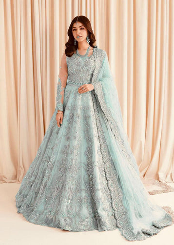 Brand Ahsans.S- Maxi Net Embroidered Sequence Hand Embellished Luxury Unstitched 3PC