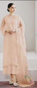 Organza Embroidered Sequence Unstitched 3PC