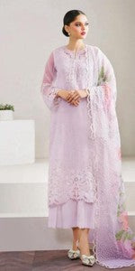 Organza Embroidered Sequence Unstitched 3PC