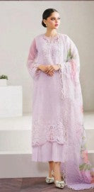 Organza Embroidered Sequence unstitched 3pc