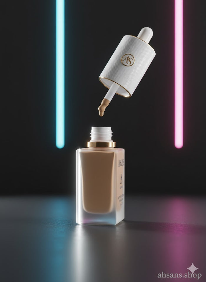 AHSANS. Brightening Foundation: Long Lasting Perfection (30ml) | Zero Side Effects.