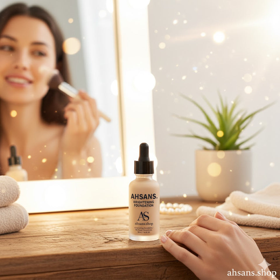 AHSANS. Brightening Foundation: Long Lasting Perfection (30ml) | Zero Side Effects.