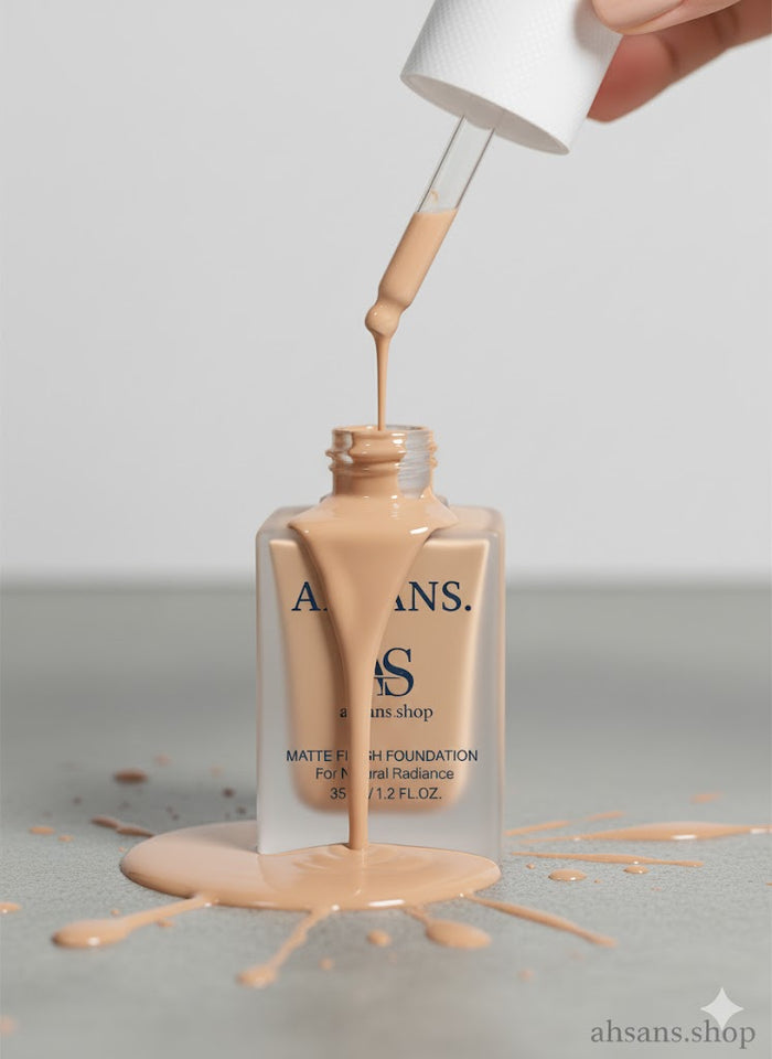 AHSANS. Brightening Foundation: Long Lasting Perfection (30ml) | Zero Side Effects.