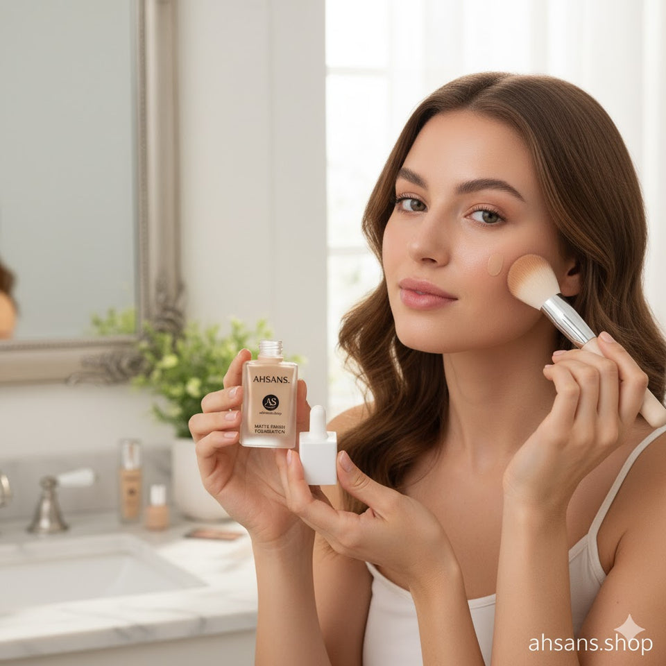 AHSANS. Brightening Foundation: Long Lasting Perfection (30ml) | Zero Side Effects.